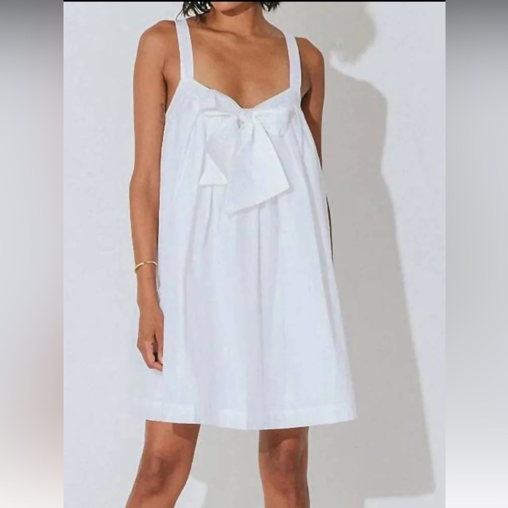 NWT Cleobella Shyla White mini dress with bow